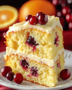 Cranberry Orange Cake Recipe